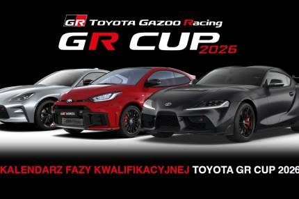 Kalendarz fazy kwalifikacyjnej TOYOTA GR CUP 2026
